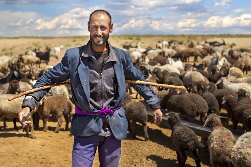 The Shepherd of the Steppe